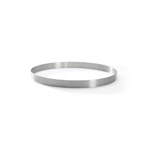 Anello crostata perforato, acciaio inossidabile, 18,5 cm - de Buyer