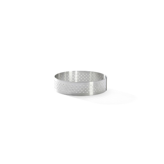 Perforated tart mold, stainless steel, 8.5 cm - "de Buyer" brand