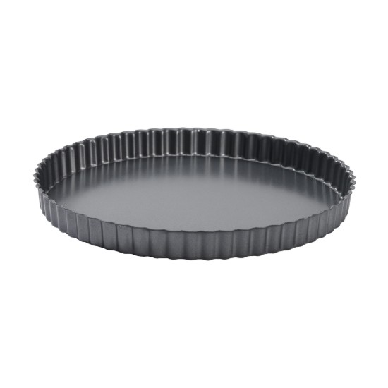Terteform med avtagbar bunnside, stål, 28 cm - de Buyer