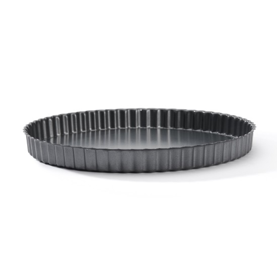 Terteform med avtagbar bunnside, stål, 28 cm - de Buyer
