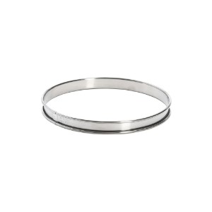 Stampo per crostate, acciaio inossidabile, 20 cm - marchio "de Buyer".