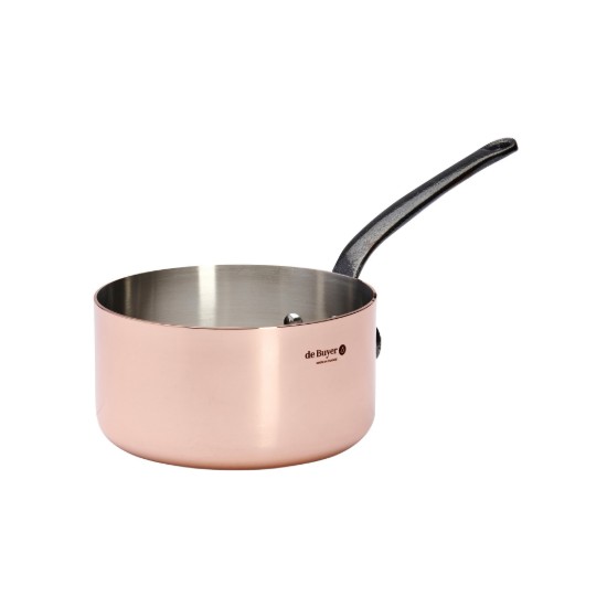 Serveerpan "Inocuivre" 18 cm / 2,6 l koper - roestvrij staal - merk "de Buyer"