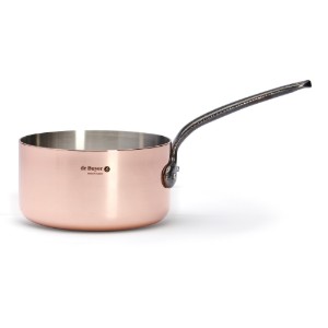 Serveerpan "Inocuivre" 18 cm / 2,6 l koper - roestvrij staal - merk "de Buyer"