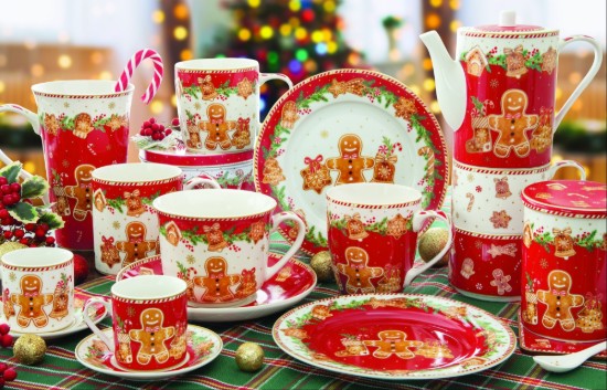 Tazza in porcellana, 350 ml, "Fancy Gingerbread" - Easy Life
