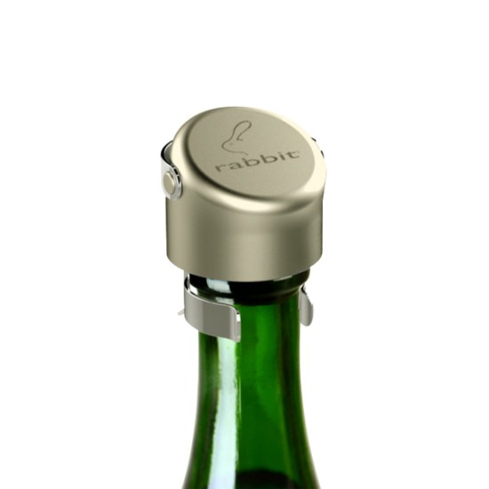 Set champagne 2 pezzi, modello "Rabbit", zinco - di Kitchen Craft