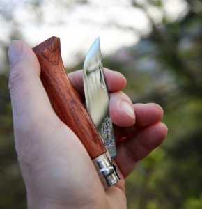 Zakmes N°06, roestvrij staal, 7cm, "Tradition Luxe", Padouk - Opinel