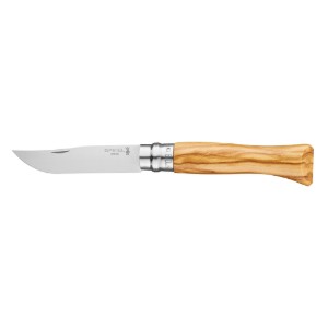 Zakmes N°09, roestvrij staal, 9cm, "Tradition Luxe", Olive - Opinel