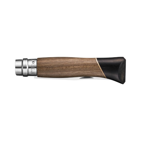 N°08 lommekniv, rustfrit stål, 8,5 cm, "Tradition Luxe", Atelier - Opinel