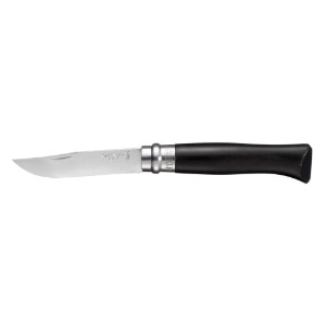 Coltello tascabile N°08, acciaio inox, 8,5 cm, "Tradition Luxe", Ebony - Opinel