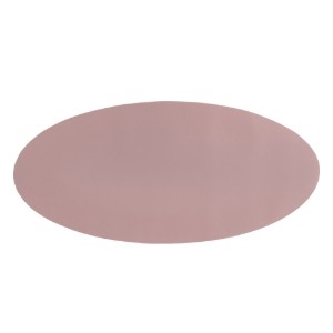 Runner da tavolo ovale, 33 × 70 cm, "Togo", Malva - Tiseco