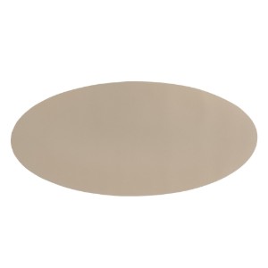 Ovale tafelloper, 33 x 70 cm, "Togo", Taupe - Tiseco