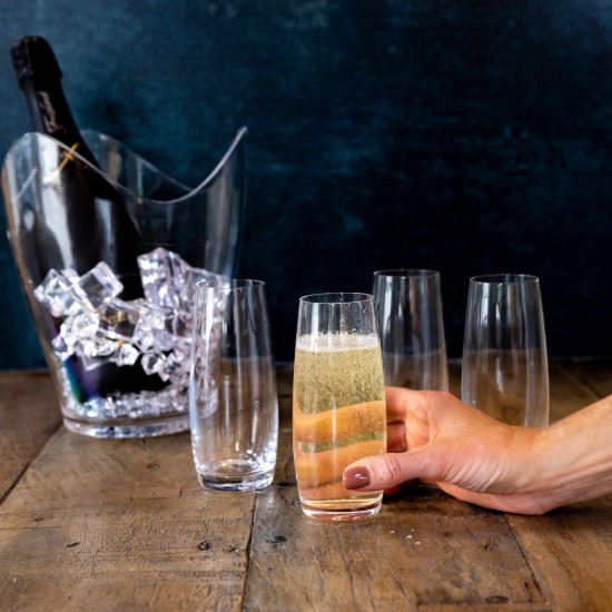 4-stk vinglassæt, lavet af krystallinsk glas, 266 ml, Julie - Mikasa