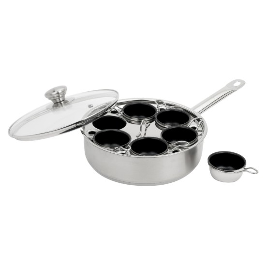 Eierkokerpan, met deksel, 22 cm, Gourmet - Demeyere