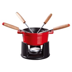 7-delige Mini-Fondueset, 0,25L, Cherry - Staub