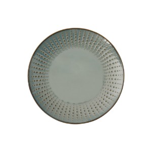 Dessertbord, porselein, 21cm, "Drops Celadon" - Easy Life