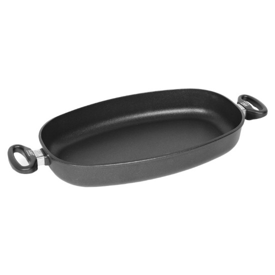 Braadplaat, aluminium, 40 x 24 cm - AMT Gastroguss