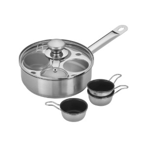 Egg cooker pan, with lid, 22 cm, Gourmet - Demeyere