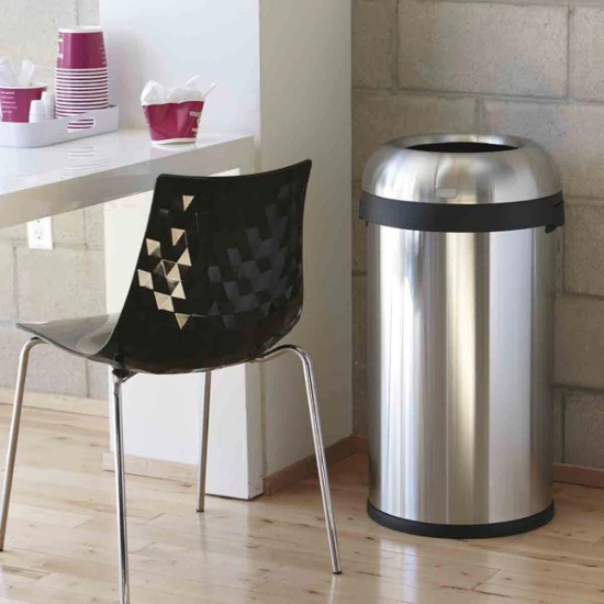 Pattumiera, 80 L, acciaio inossidabile - simplehuman