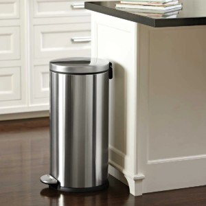 Prullenbak met pedaal, 30 L, roestvrij staal - simplehuman