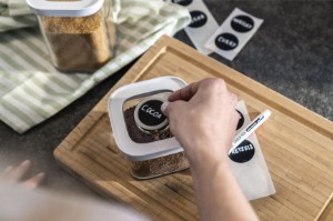 Set of 11 silicone labels with chalk marker, "Cube" - Zwilling