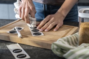 Set van 11 siliconen etiketten met krijtstift, "Cube" - Zwilling