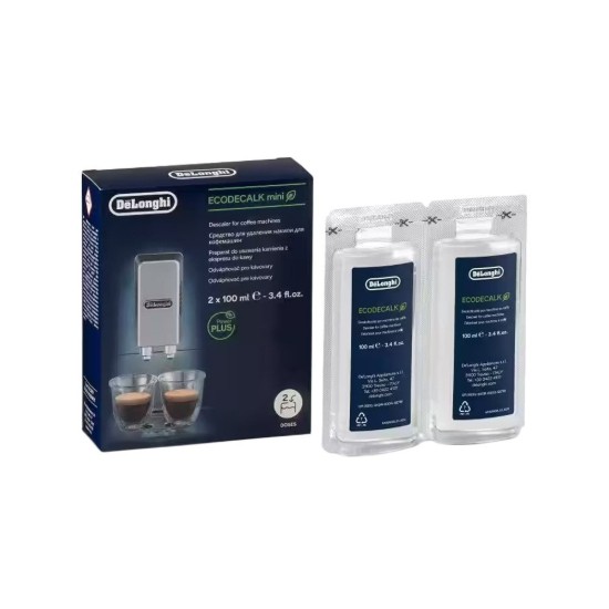 EcoDecalk avkalkingsmiddel, 2 x 100 ml - DeLonghi