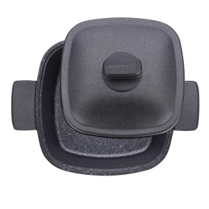 Casseruola con coperchio, alluminio, 28 × 28 cm / 6,9 L, "Casterra" - Korkmaz
