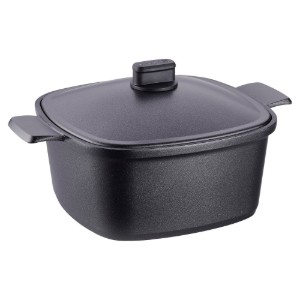 Casseruola con coperchio, alluminio, 28 × 28 cm / 6,9 L, "Casterra" - Korkmaz