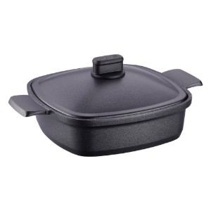 Casseruola con coperchio, alluminio, 26 × 26 cm / 3,3 L, "Casterra" - Korkmaz