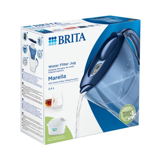 BRITA Marella 2.4 L Maxtra PRO (blue) filter jug
