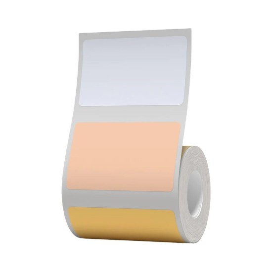 Label sticker roll, 50x30mm, 230 pcs/roll, Healing Forest - NIIMBOT
