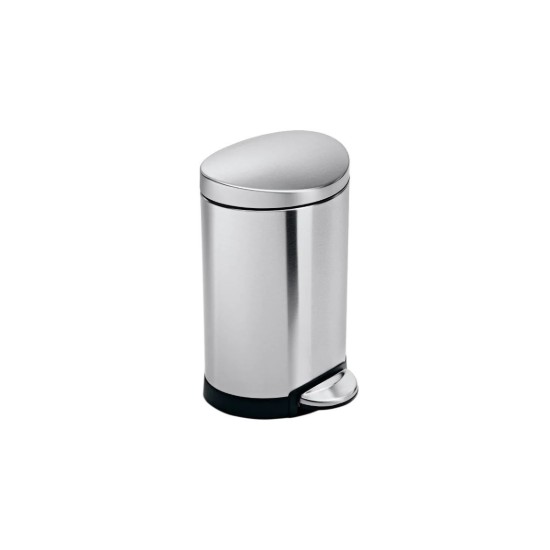 Pattumiera con pedale, 6 L, acciaio inossidabile - simplehuman