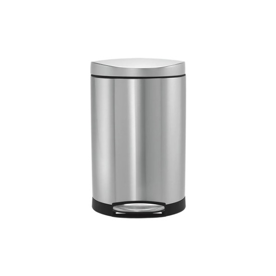 Prullenbak met pedaal, halfrond, 10 L - simplehuman