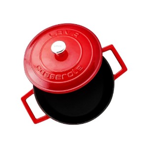 Pentola, ghisa, 22 cm/3,4 L, "Folk", rosso - LAVA