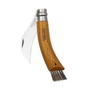 Coltello da fungo N°08, con fodero, acciaio inossidabile, 8 cm, Oak - Opinel