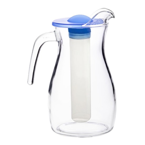 Caraffa con vano refrigerante, 1500 ml, in vetro, Venezia - Borgonovo