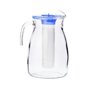 Karaf met koelcompartiment, 2800 ml, gemaakt van glas, Arctic - Borgonovo