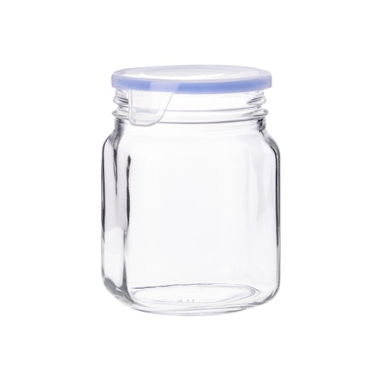 Glazen pot, 1L, "Superblock" - Borgonovo