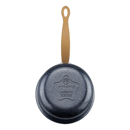 Pentola con coperchio, alluminio, 9 cm/0,35 L, "Hanedan", Nero - Korkmaz
