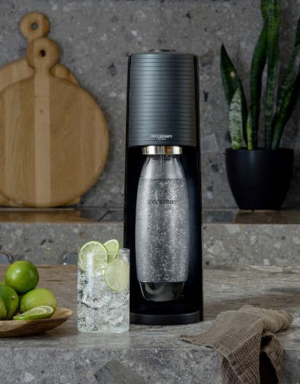 "Terra" soda maker, Black - SodaStream
