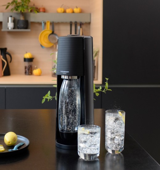 "Terra" soda maker, Black - SodaStream