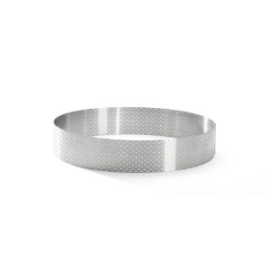 Anello crostata perforato, acciaio inossidabile, 18,5 cm - de Buyer 