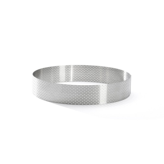 Geperforeerde taartring, roestvrij staal, 18,5 cm - de Buyer