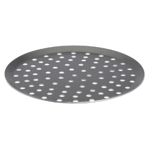 Geperforeerde ronde bak, 32 cm, aluminium, CHOC - merk "de Buyer"