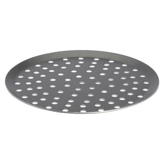 Geperforeerde ronde bak, 32 cm, aluminium, CHOC - merk "de Buyer"