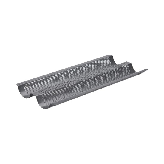 Stokbroodpan, staal, 37 x 16,2 cm - de Buyer