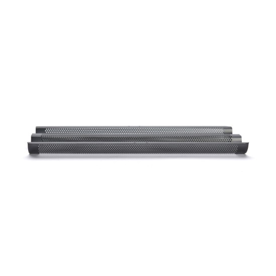 Stokbroodpan, staal, 37 x 16,2 cm - de Buyer