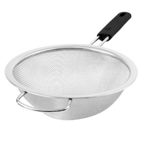 Strainer, stainless steel, 20 cm, Black - Zokura