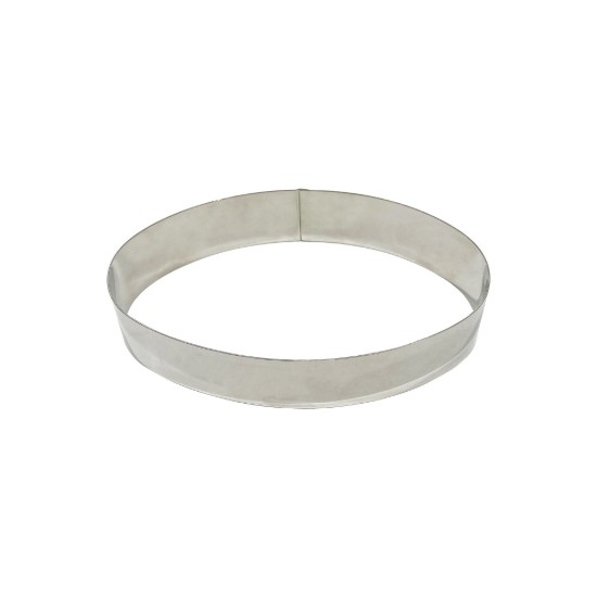 Ovale taartvorm, RVS, 21 x 14 cm - merk "de Buyer"
