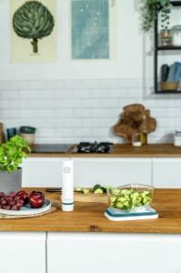Vacuüm voedselopslagcontainer, gemaakt van glas, 900 ml, "FRESH & SAVE" La Mer - Zwilling
